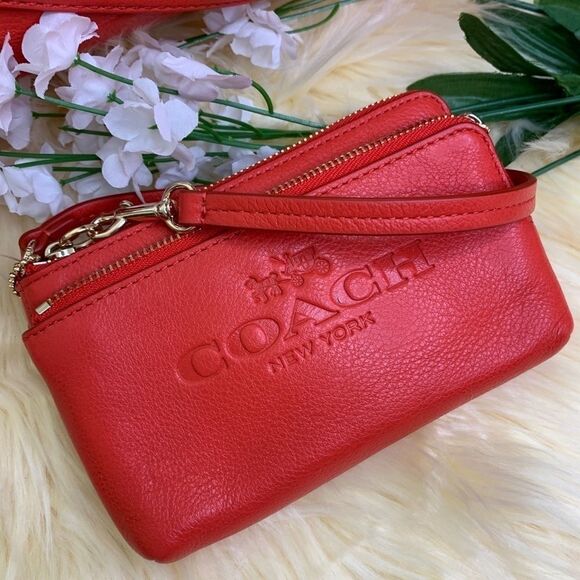 Coach Pebbled Cardinal Leather Kelsey Handbag - Picture 14 of 15